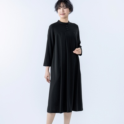  Replete ヨーク切り替えブラックフォーマルワンピース - 752769