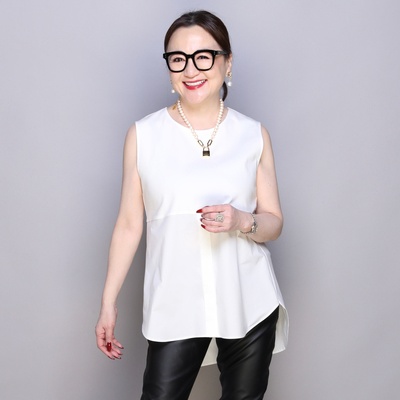  ANNE COQUINE シャツヘムディティールプルオーバー - 752827