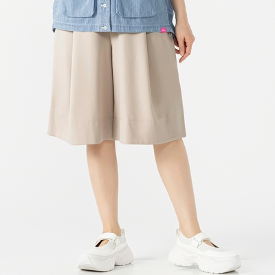 KiKKi リラックスワイドキュロットパンツ