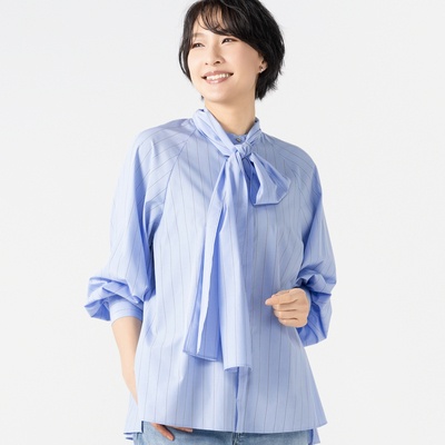 UNFILO 2WAYボウタイブラウス