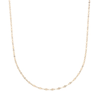 18KYG ペタルチェーンネックレス 50cm [M]