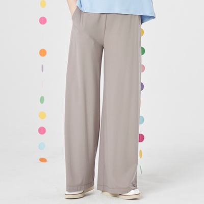 エニワイズ 選べる股下後ろゴムで楽々ストレートパンツ