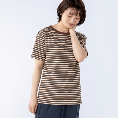  GRC マルチボーダーワッフルプルオーバー - 753403