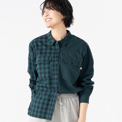  PERSONS チェックコンビシャツ - 753426