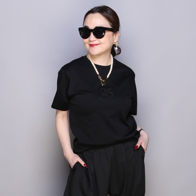 ANNE COQUINE シルケットスムース25thアニバーサリーTシャツ