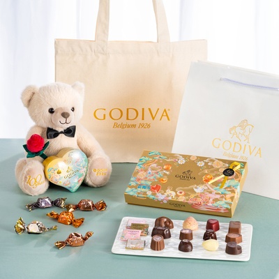  ゴディバ チョコレートローズコレクションプレミアムセットバッグ付 - 753584