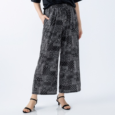 MAHARA MODERN エスニックプリントリラックスイージーパンツ