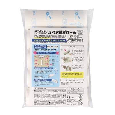  ダニダッシュ スペア粘着ロール5個セット - 754048