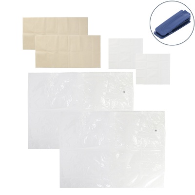  見た目スッキリ羽毛布団用ソフト圧縮袋2枚ダニシート付 - 754049