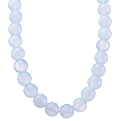  ファルチェディルーナ ブルーカルセドニー ネックレス 計90.0ctUP - 754208