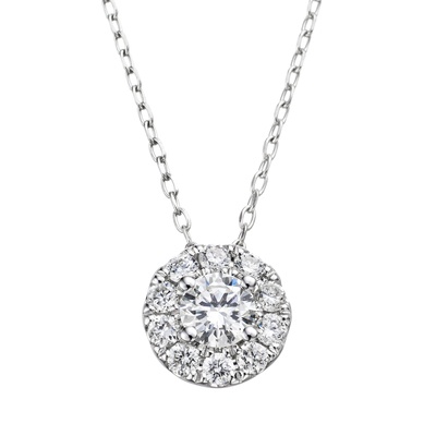 PT950 カナディアンダイヤモンド ペンダント 計0.25ctUP