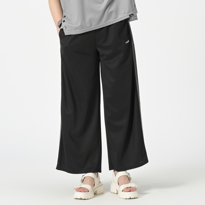 FILA UVクールタッチラメラインセミワイドパンツ
