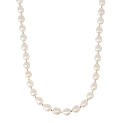 TarTar オーロラリップル真珠ロングネックレス[シエリー]