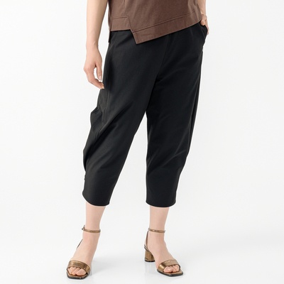 MORNMAGIE 2シルエットを楽しむサッカークロップドパンツ