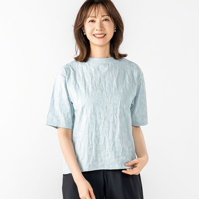 Ciel Lavie サークル柄ジャガードプルオーバー