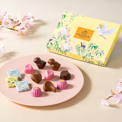 ゴディバ 羽ばたく 花咲く春 アソートメント 12粒入
