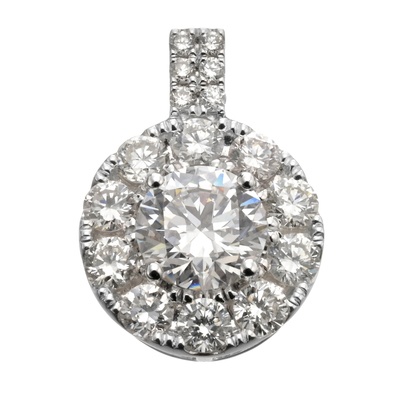 PT950 D/IF/3EXダイヤモンドペンダントヘッド0.5ctUP