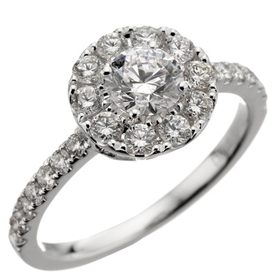 PT950 D/IF/3EX ダイヤモンドリング 0.5ctUP