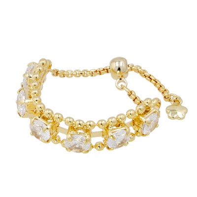 JinkaNezu CZ 煌めきエレガンス スライドチェーンリング