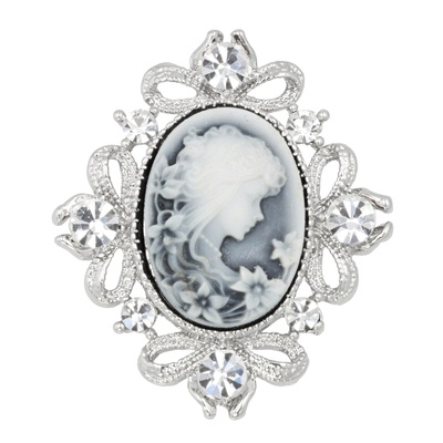 JinkaNezu クラシカルカメオデザイン ブローチ