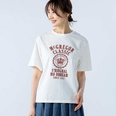McGREGOR CLASSIC カレッジ調プリントTシャツ
