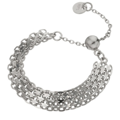 純プラチナ ビスマルクチェーンリング