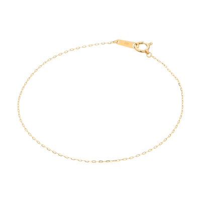 マエストロ 純金 ロングピッチ ミラーカットチェーン ブレスレット