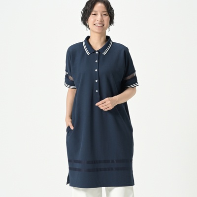 KidsAngel Bigシルエット鹿の子ワンピース