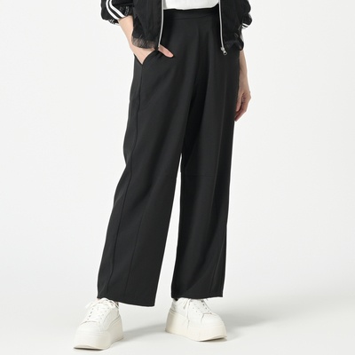 KILA MODA ソフトツイルコクーンシルエットパンツ
