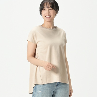 Pomelo 綿混シルケット加工プルオーバー