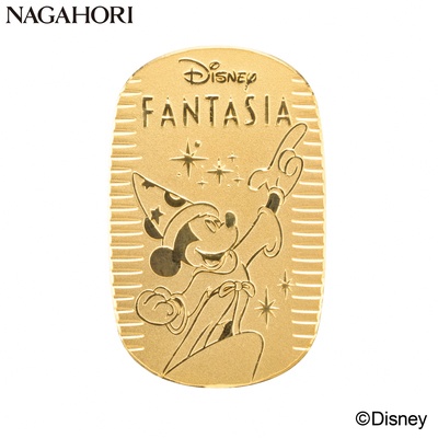 ディズニー「ファンタジア」ミッキー/純金小判10g