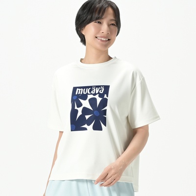 mucava イフミック 夏に活躍 多機能ロゴTシャツ