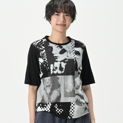 PERSONS フォトプリントTシャツ