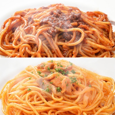 浅草ヨシカミ ナポリタンとデミグラスミートソース各4食計8食