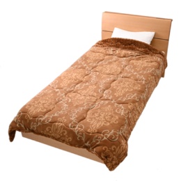 京都西川 中綿たっぷり ロングファーマイクロケット