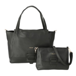 FIRANOバックルデザイントートバッグ ショルダーバッグ付