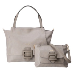 FIRANOバックルデザイントートバッグ ショルダーバッグ付