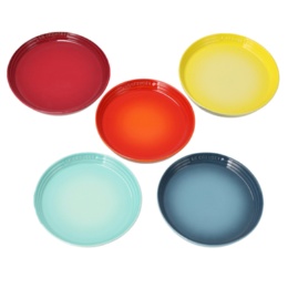 ル・クルーゼ ネオ・ラウンドプレート 17cm [5枚入り]