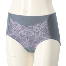 ツインクロス リラックスケア テンセル混 レーシーショーツ