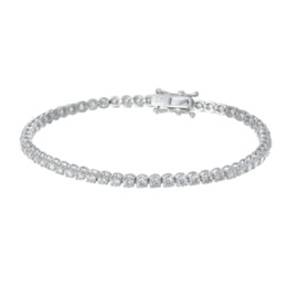 18K ダイヤモンド テニスブレスレット 計3.0ctUP