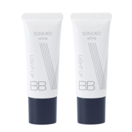 SONOKO ホワイト ライトアップBBオールインワンファンデーション2個