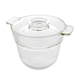 ハリオ耐熱ガラス製電子レンジ用炊飯器 一膳屋