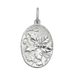 純プラチナ クラシカルフラワーデザイン ペンダントヘッド