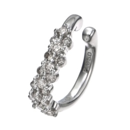  Dialuce PT950 ダイヤモンド 計0.2ctUPイヤーカフ