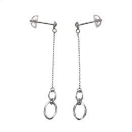 マエストロ 純プラチナ/PT900 DEWSスイングイヤリング/ピアス