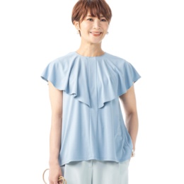 STO:R STO:R 接触冷感UVケアケープ衿Tブラウス