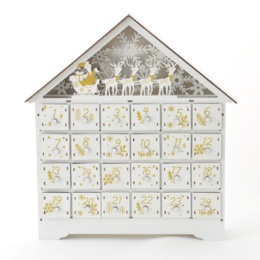 LUMIDA LED アドベントカレンダー ハウス オンオフタイマー付