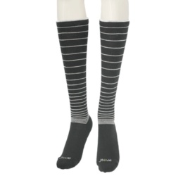 ジャヴィ メリノウール混着圧底パイルハイソックス