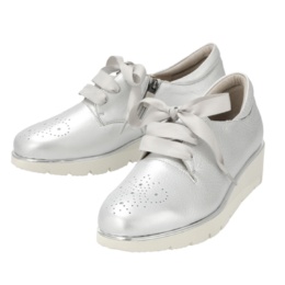 ビューフォート 厚底牛革ブローグシューズ