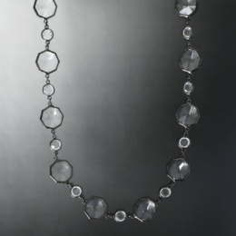 Tar Tar クリスタルカラー ミックス ロング ネックレス[ニューミラ]